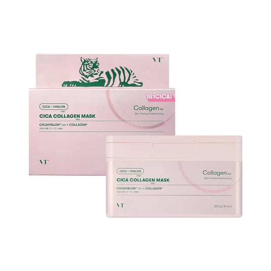 Vt Cosmetics Cica Collagen Mask 30 Τμχ Μάσκες Σύσφιξης Φύλλο